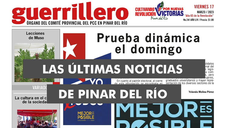 The latest news from Pinar del Río with Guerrilla |  March 17, 2023