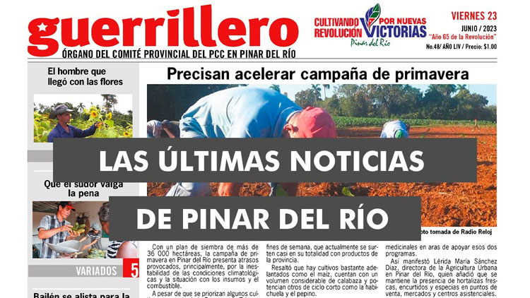 The latest news from Pinar del Río with Guerrilla |  June 23, 2023