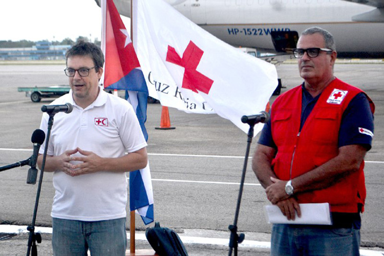 Agradece Cuba donativo de la Cruz Roja Internacional