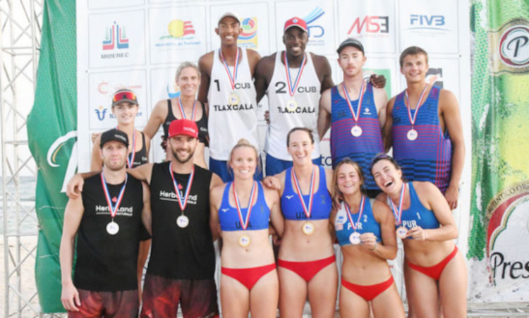 Díaz and Alayo were crowned in the 2023 Norceca Beach Volleyball Circuit